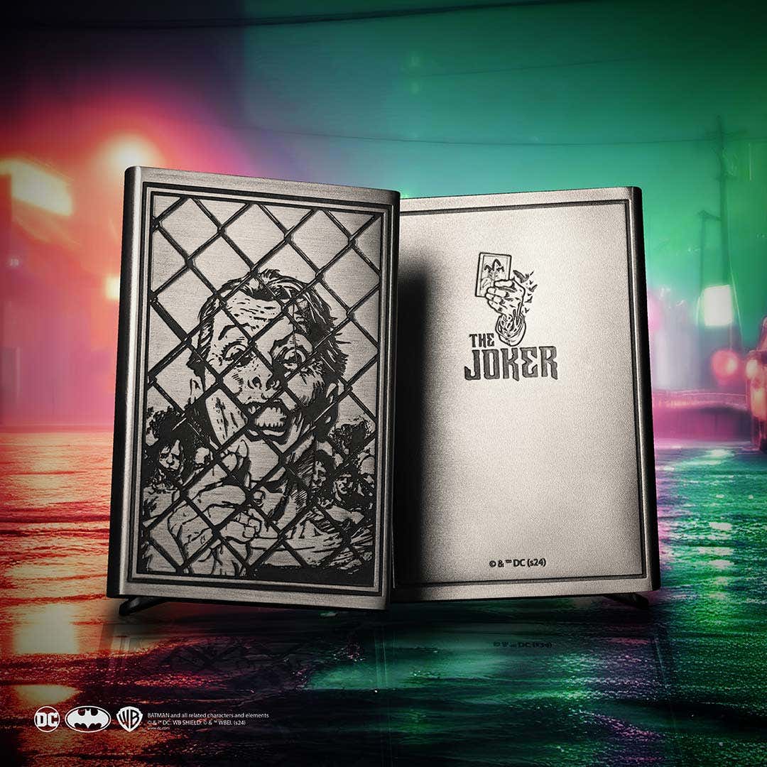 Joker Card Wallet - DC Collectible Gift