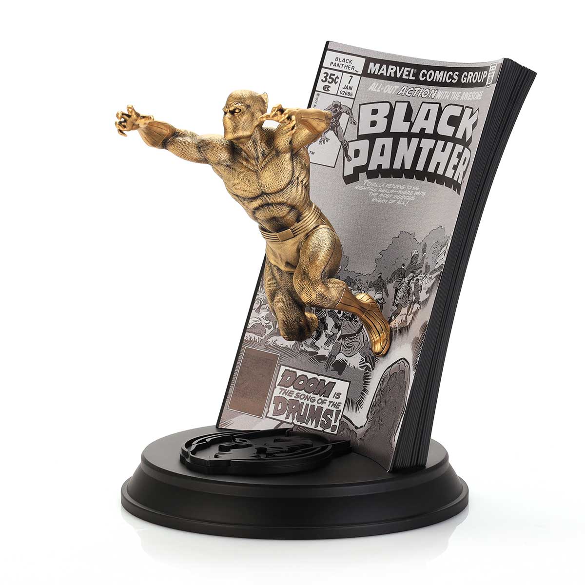 Black Panther Volume 1 #7 Limited Edition Figurine - Collectible Gift Statue side show collectibles figurines statues