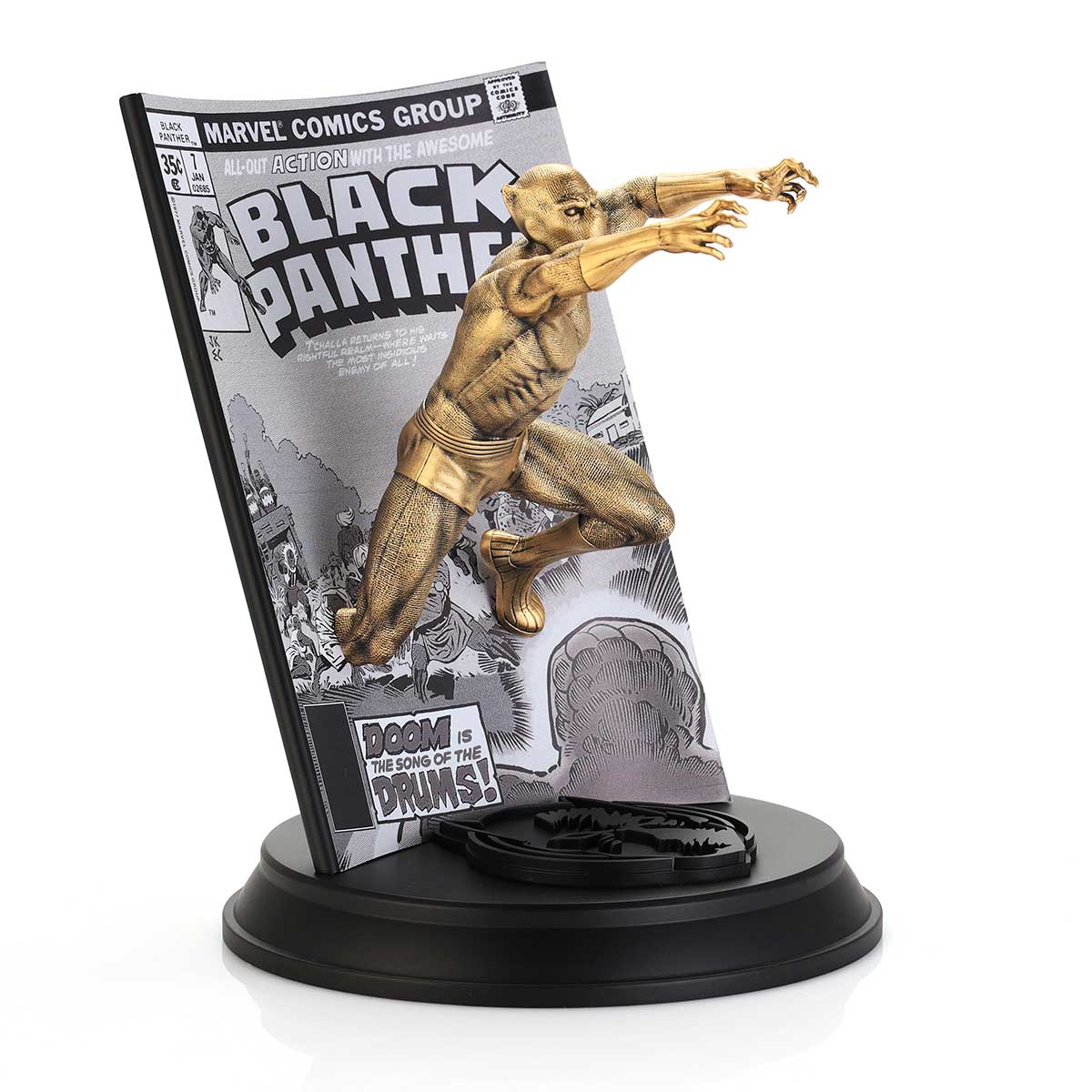 Black Panther Volume 1 #7 Limited Edition Figurine - Collectible Gift Statue side show collectibles figurines statues