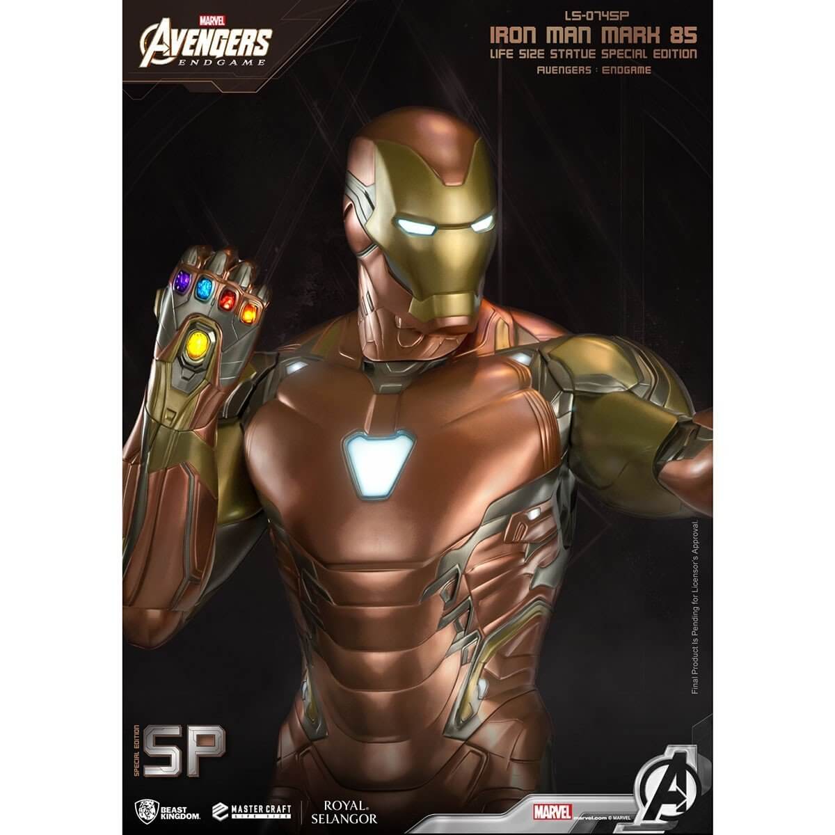 Endgame Iron Man Mark 85 Life-size Limited Edition Statue - Marvel Collectible side show collectibles figurines statues