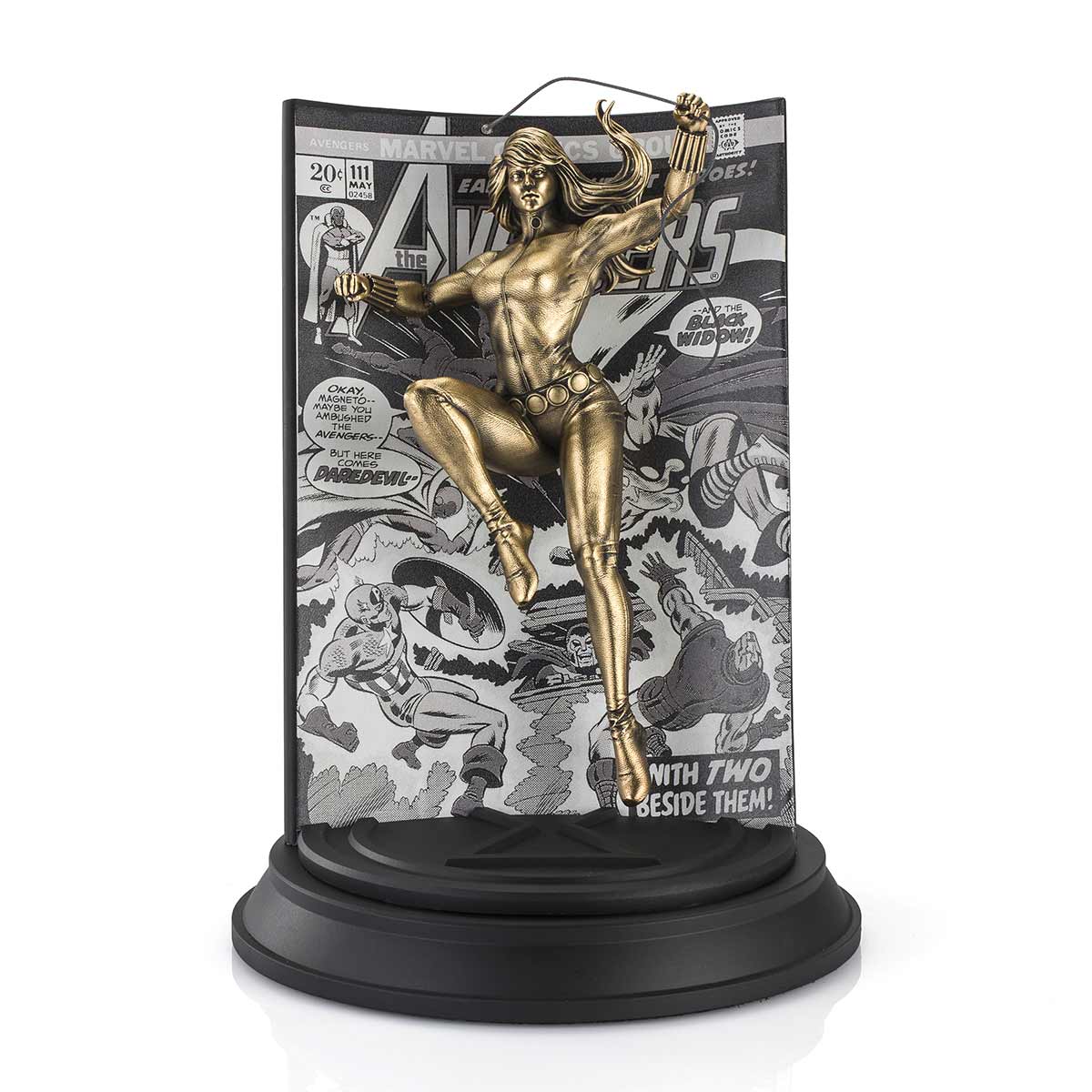 Gold Black Widow Avengers Volume 1 #111 Limited Edition Figurine - Marvel Statue side show collectibles figurines statues