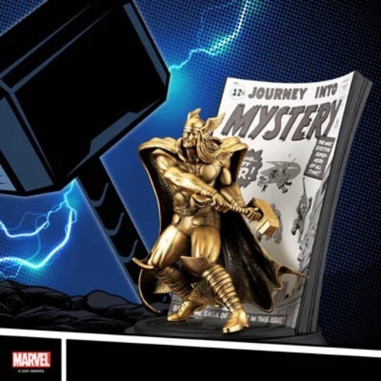 Gold Thor Journey Into Mystery #83 Limited Edition Figurine - Marvel Statue side show collectibles figurines statues