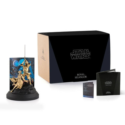 Star Wars A New Hope Limited Edition Gold Diorama - Collectible Gift side show collectibles figurines statues