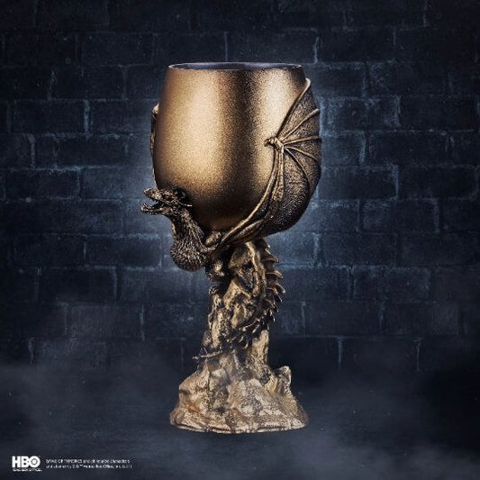 Limited Edition Gold Drogon Goblet - Game of Thrones Collectible Gift side show collectibles figurines statues