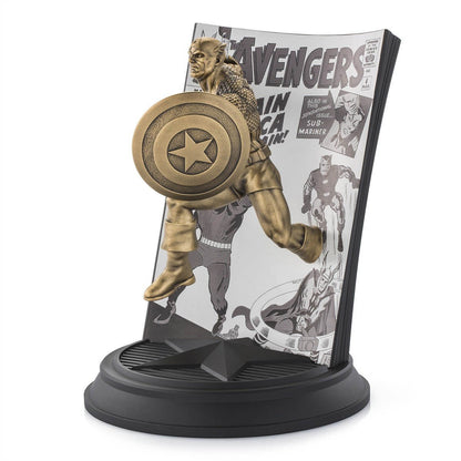 Gold Captain America The Avengers #4 Limited Edition Figurine - Marvel Statue side show collectibles figurines statues