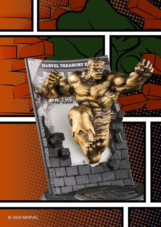 Gold Hulk Marvel Treasury Edition #5 Limited Edition Figurine - Marvel Statue side show collectibles figurines statues