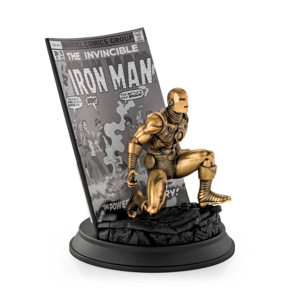 Gold The Invincible Iron Man #96 Limited Edition Figurine - Marvel Statue side show collectibles figurines statues