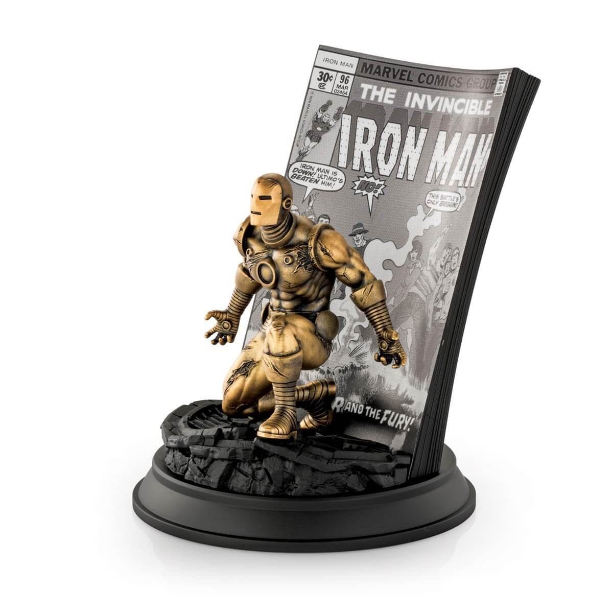 Gold The Invincible Iron Man #96 Limited Edition Figurine - Marvel Statue side show collectibles figurines statues