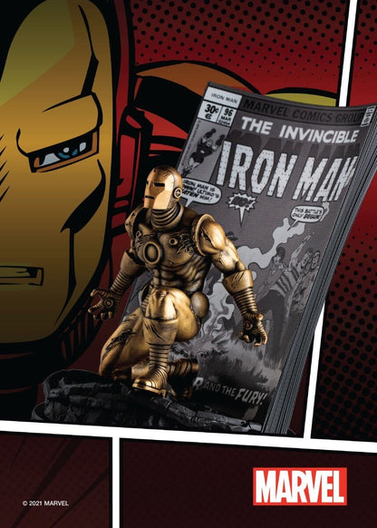 Gold The Invincible Iron Man #96 Limited Edition Figurine - Marvel Statue side show collectibles figurines statues