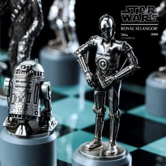 Star Wars R2-D2 & C-3PO Knight Chess Piece Pair - Collectible Gift side show collectibles figurines statues