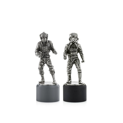 Star Wars Rebel & Imperial Pilot Rook Chess Piece Pair - Gift side show collectibles figurines statues