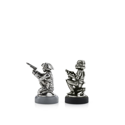 Star Wars Rebel Trooper & Stormtrooper Pawn Chess Piece Pair - Gift side show collectibles figurines statues