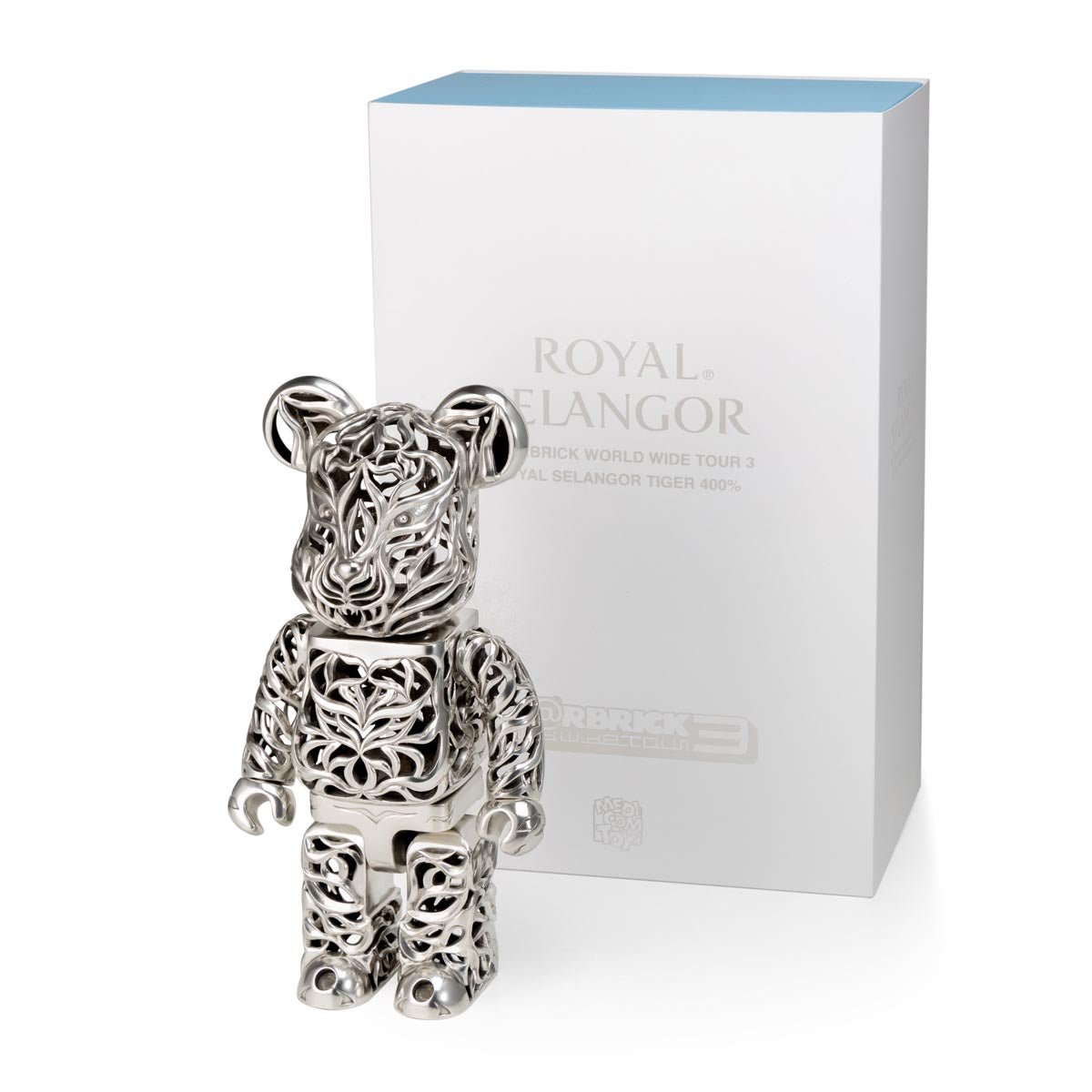 Royal Selangor Special Edition 400% Tiger BE@RBRICK ROYAL SELANGOR side show collectibles figurines statues